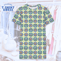 Vibrant Apparel New Zealand DIRECT-TO-FABRIC 2XS Geometric Floral Oversized T-Shirt Dress | Vibrant Apparel New Zealand