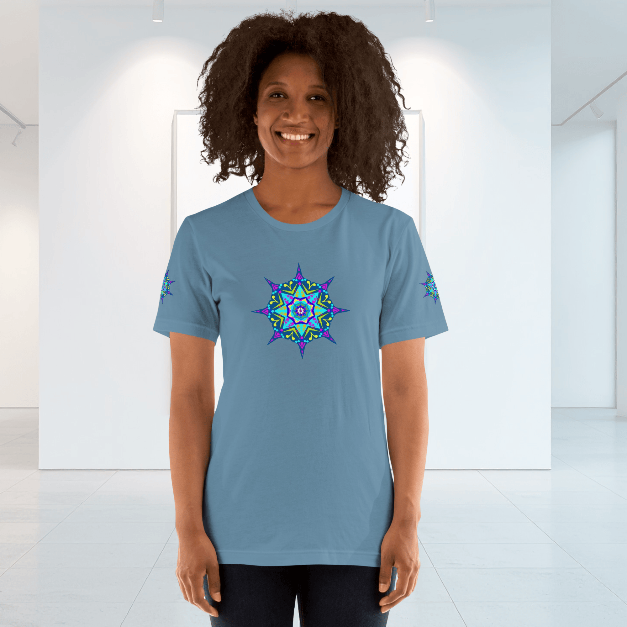 Vibrant Apparel New Zealand T-SHIRT Galaxy Star Nova Cotton T-Shirt – Colourful Celestial Graphic Tee