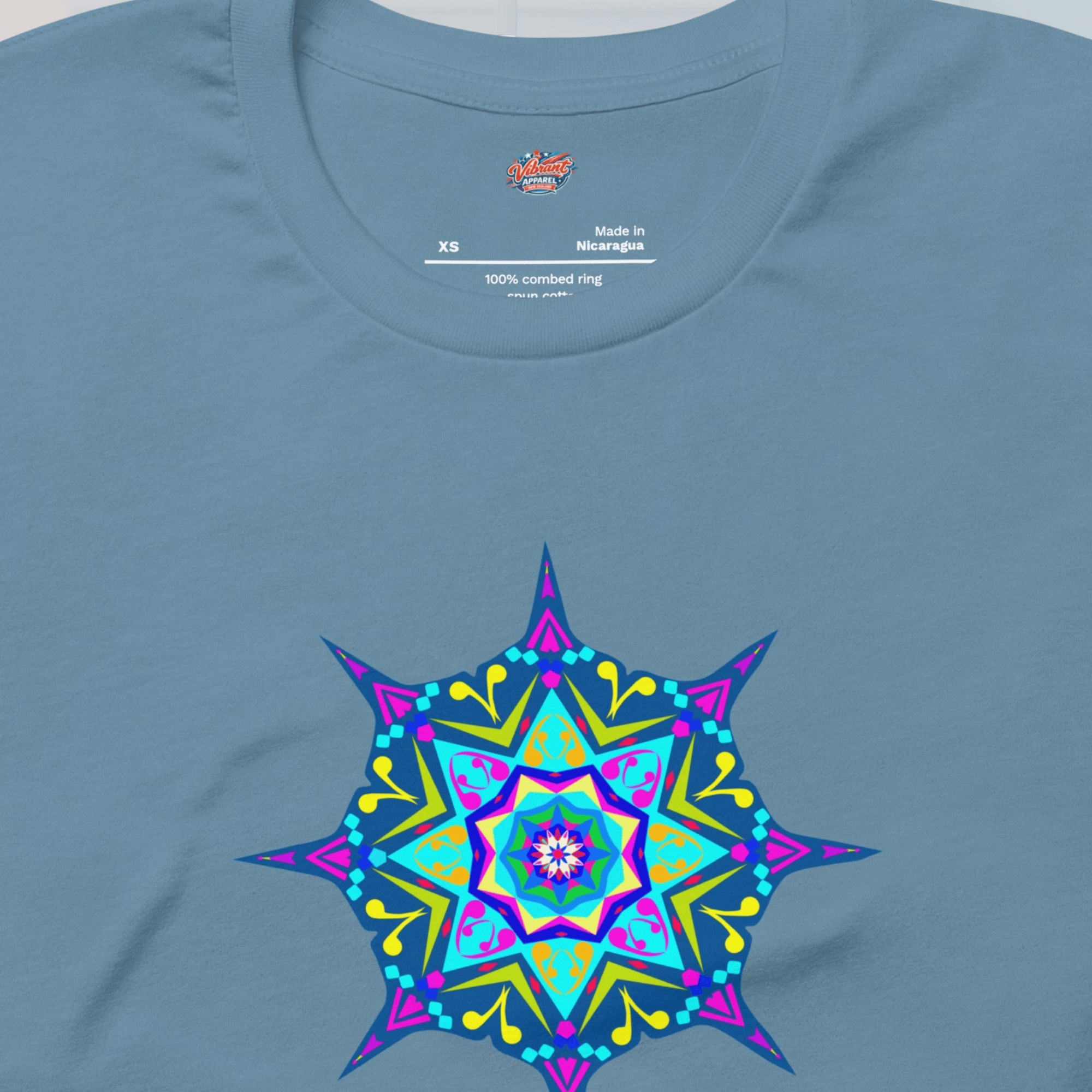 Vibrant Apparel New Zealand T-SHIRT Galaxy Star Nova Cotton T-Shirt – Colourful Celestial Graphic Tee