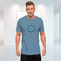Vibrant Apparel New Zealand T-SHIRT Steel Blue / XS Galaxy Star Nova Cotton T-Shirt – Colourful Celestial Graphic Tee