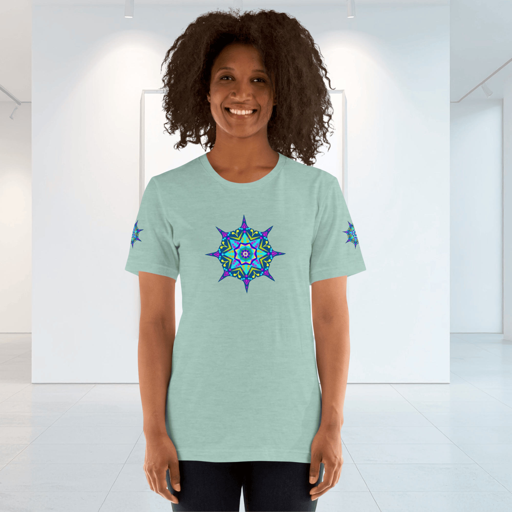 Vibrant Apparel New Zealand T-SHIRT Galaxy Star Nova Cotton T-Shirt – Colourful Celestial Graphic Tee