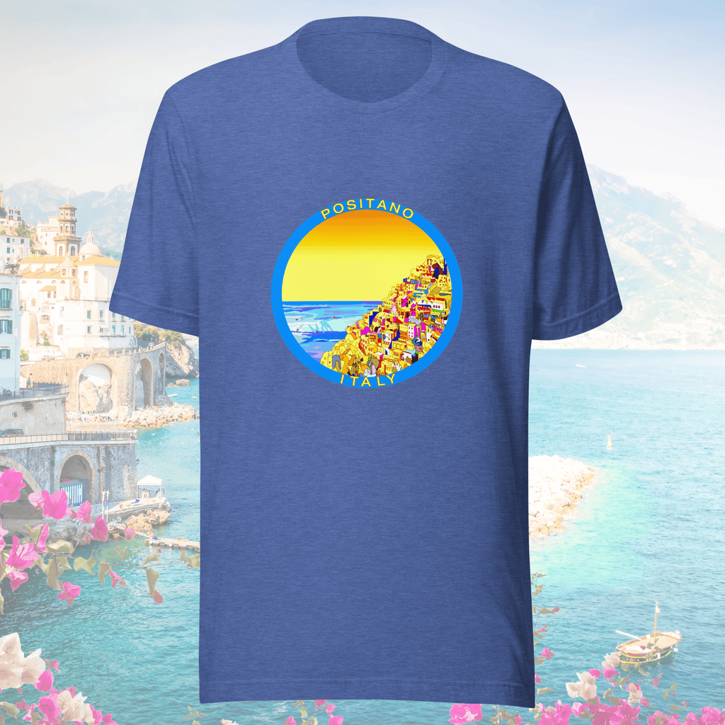 Vibrant Apparel New Zealand T-SHIRT Positano Italy Cotton T-Shirt