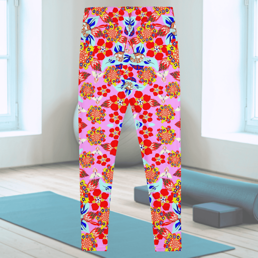 Vibrant Apparel New Zealand Bright Floral Performance Leggings