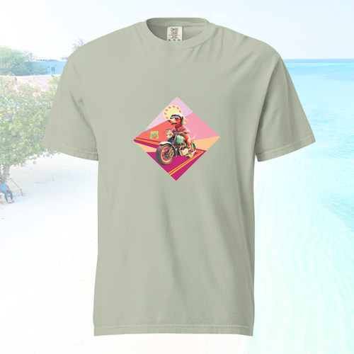 Beagle Dog Motorcycle Graphic Tee | Vibrant Apparel NZ