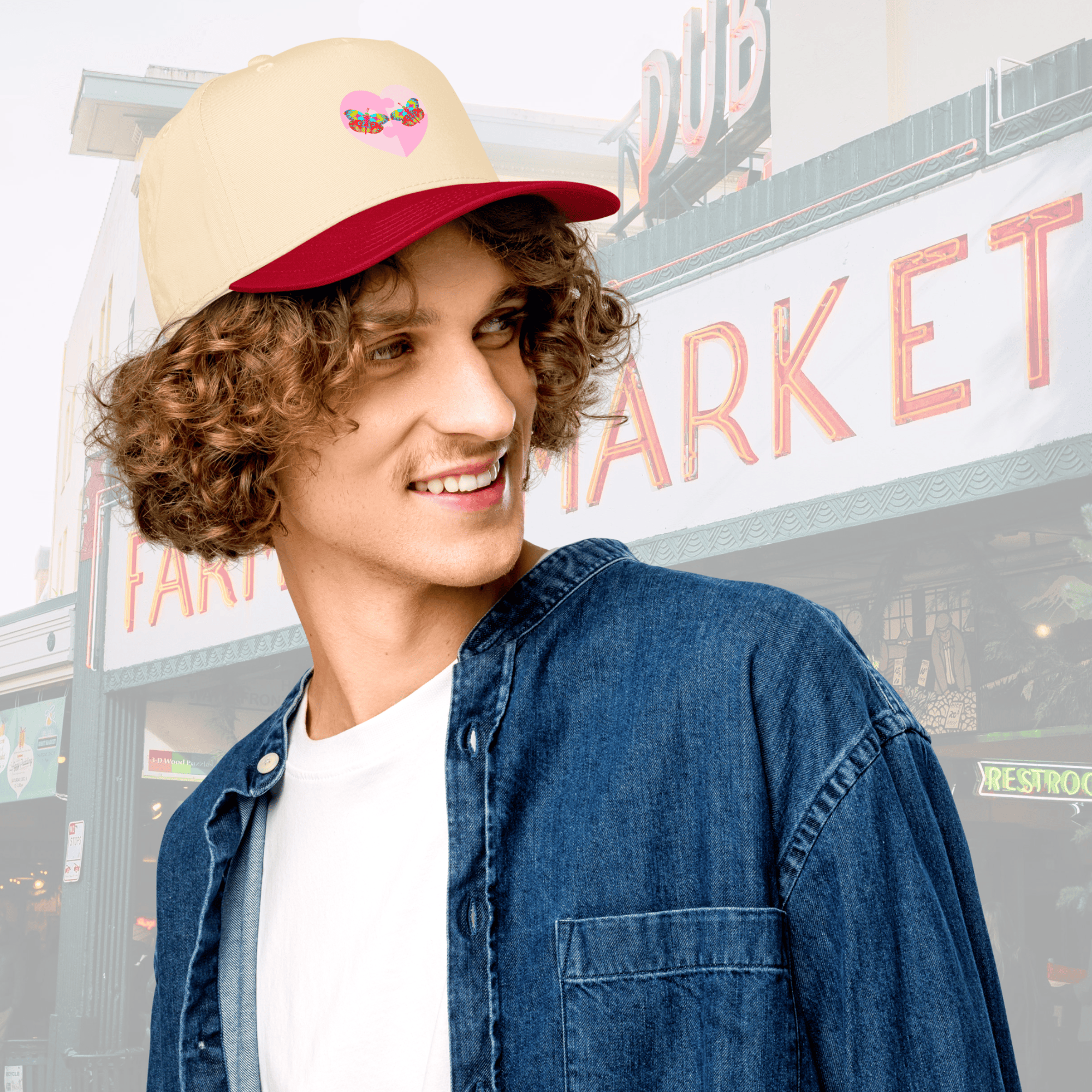 Vibrant Apparel New Zealand Hat 5-Panel Structured Mid-Profile Snapback Cap | Custom 5-Panel Hat