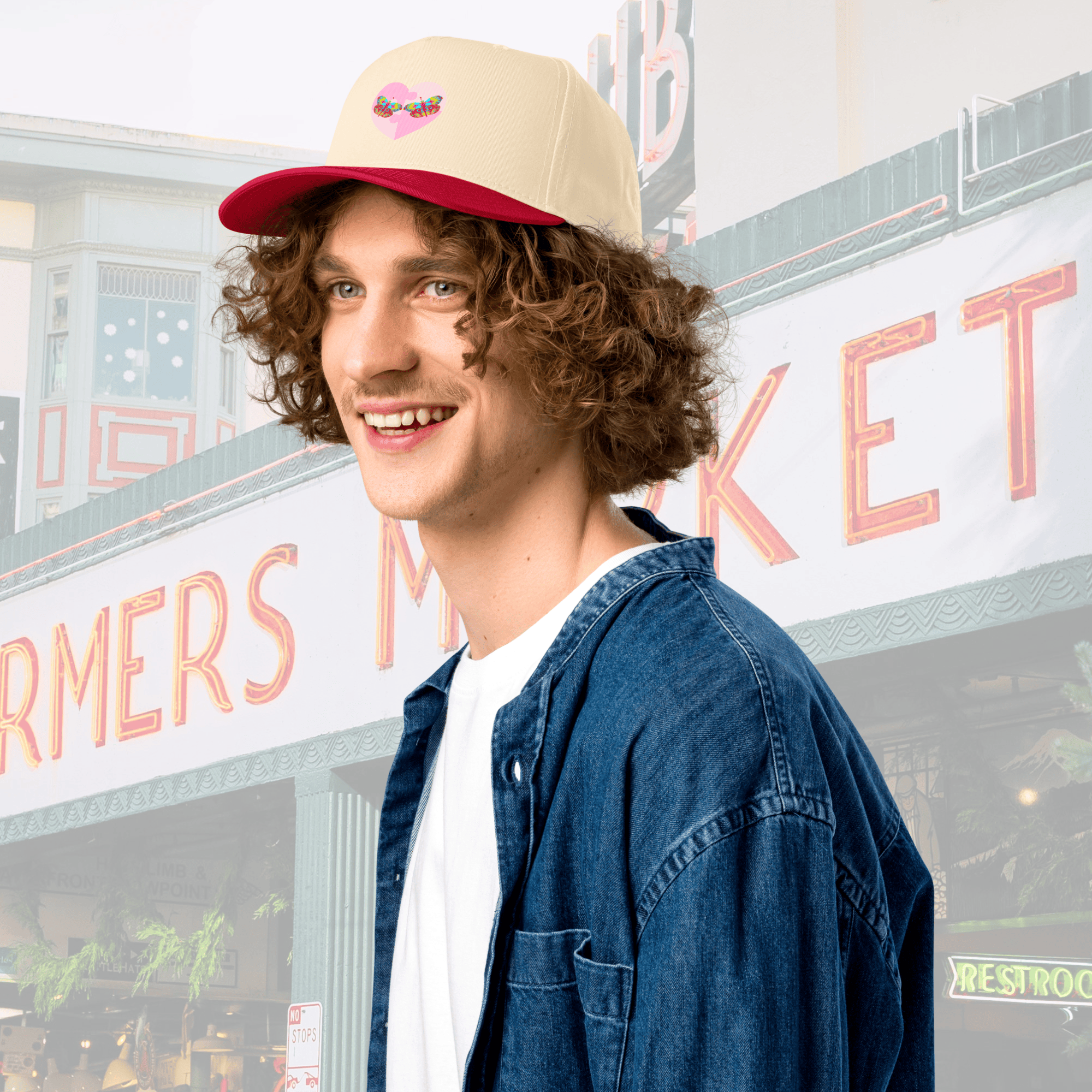 Vibrant Apparel New Zealand Hat 5-Panel Structured Mid-Profile Snapback Cap | Custom 5-Panel Hat
