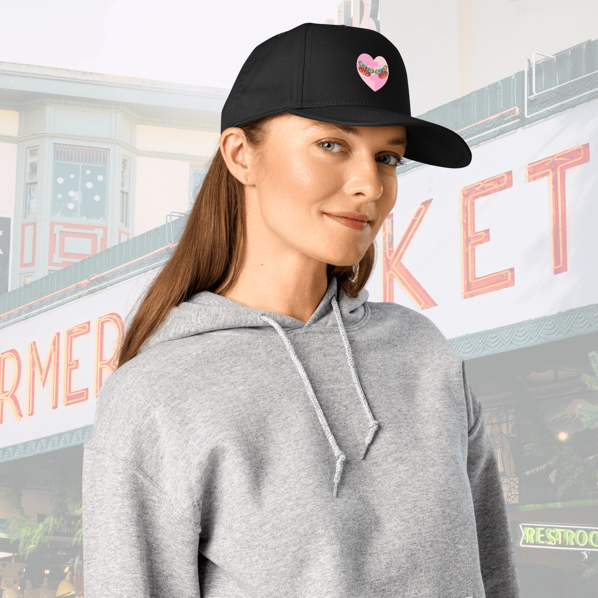Vibrant Apparel New Zealand Hat 5-Panel Structured Mid-Profile Snapback Cap | Custom 5-Panel Hat