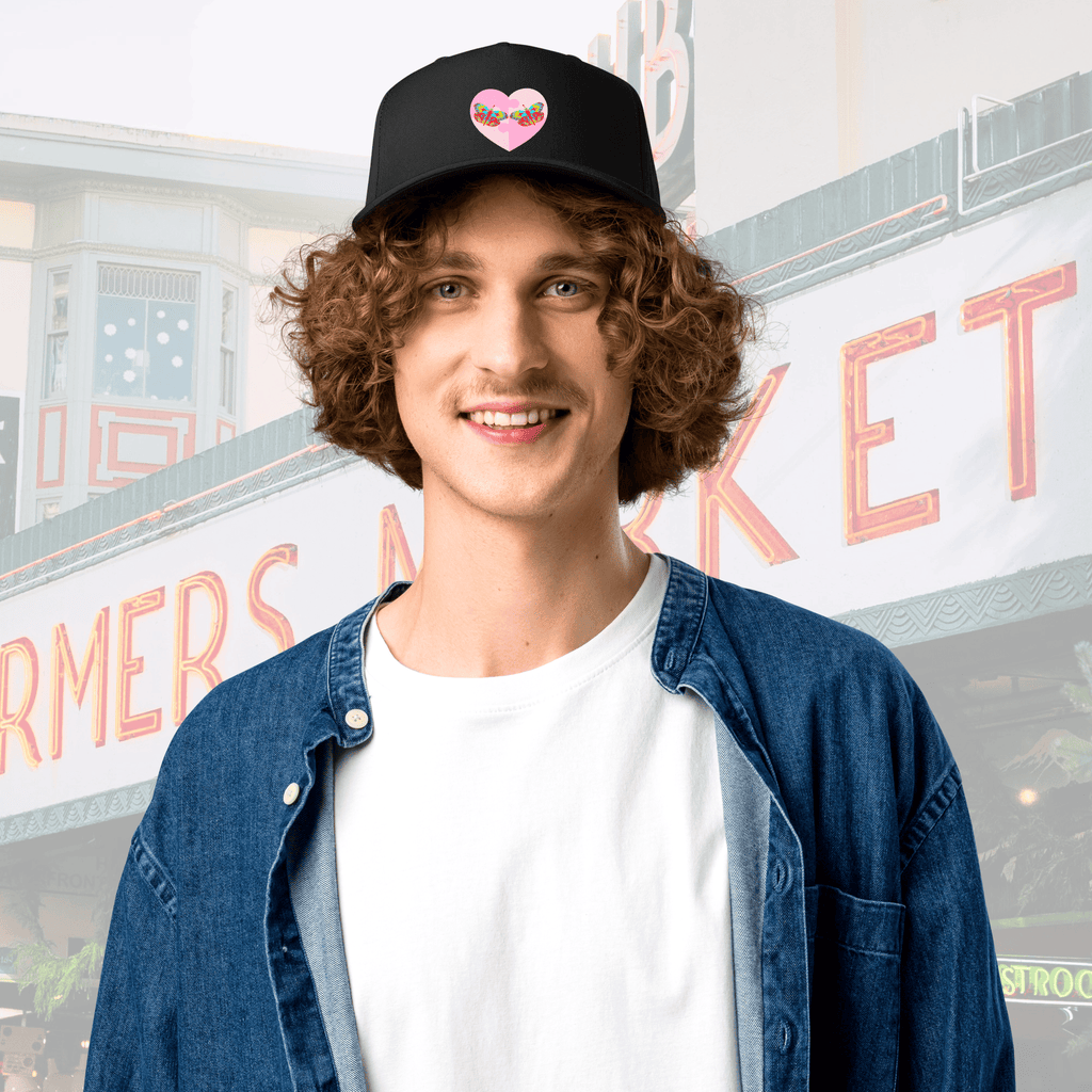 Vibrant Apparel New Zealand Hat 5-Panel Structured Mid-Profile Snapback Cap | Custom 5-Panel Hat