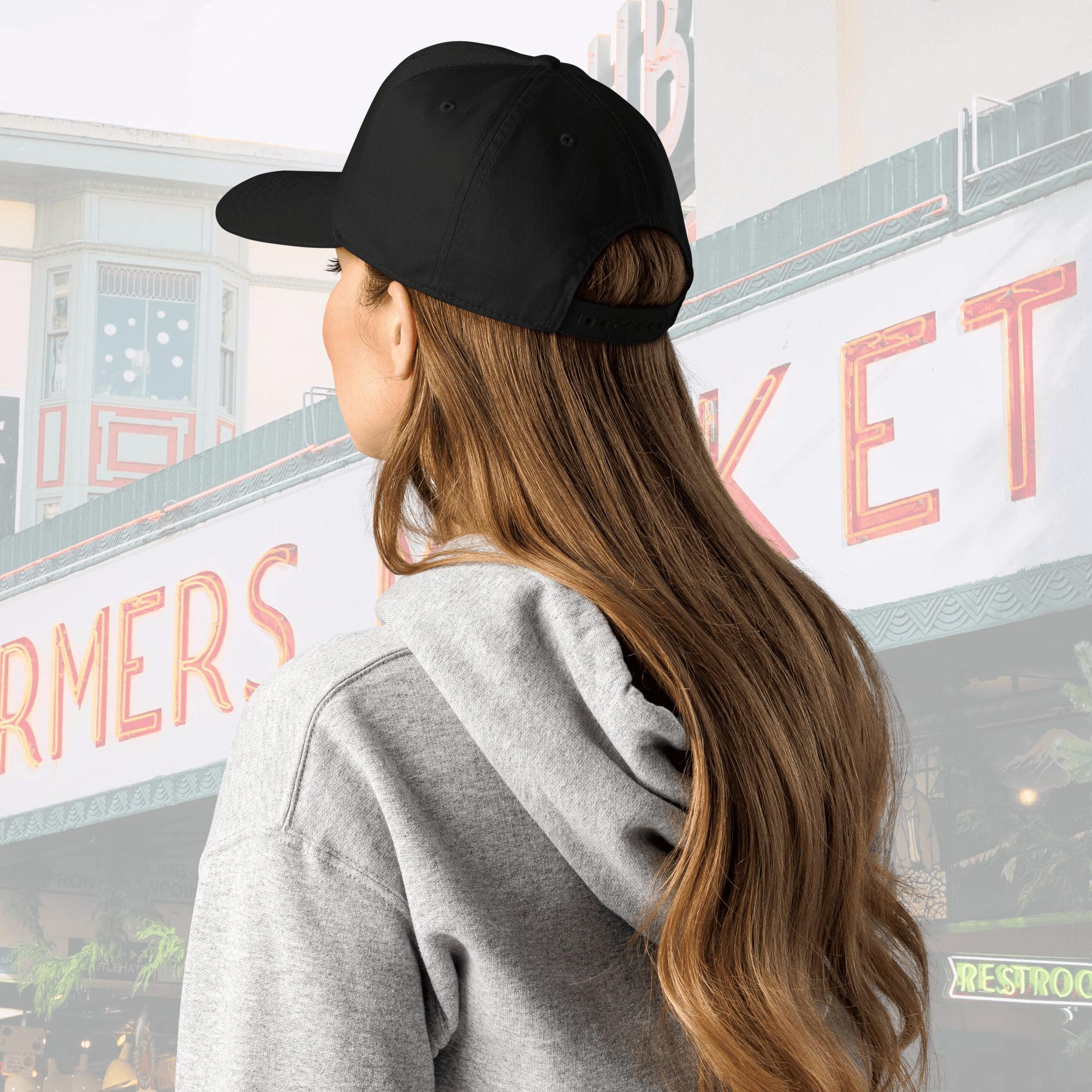 Vibrant Apparel New Zealand Hat 5-Panel Structured Mid-Profile Snapback Cap | Custom 5-Panel Hat