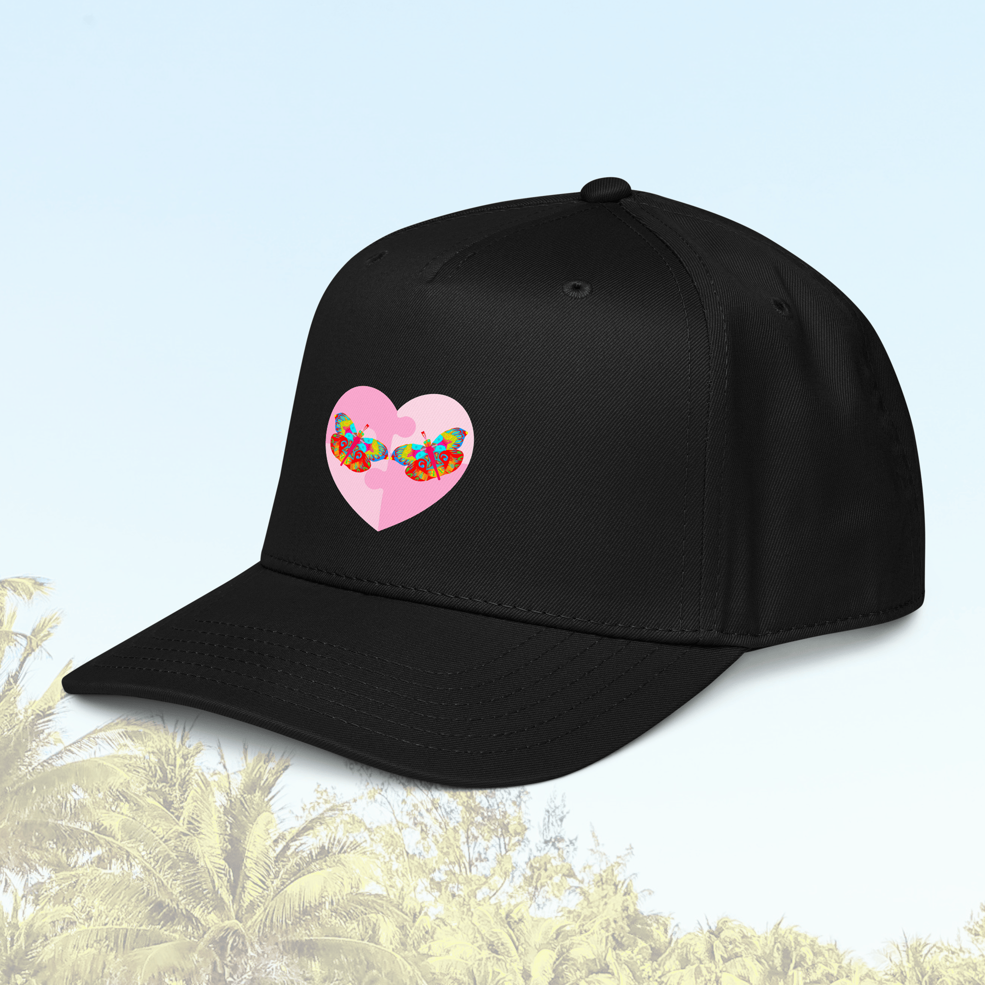 Vibrant Apparel New Zealand Hat 5-Panel Structured Mid-Profile Snapback Cap | Custom 5-Panel Hat