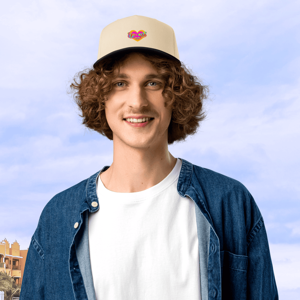 Vibrant Apparel New Zealand 5-Panel Structured Mid-Profile Snapback Cap | Custom 5-Panel Hat