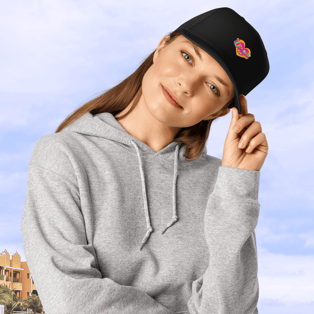 Vibrant Apparel New Zealand 5-Panel Structured Mid-Profile Snapback Cap | Custom 5-Panel Hat
