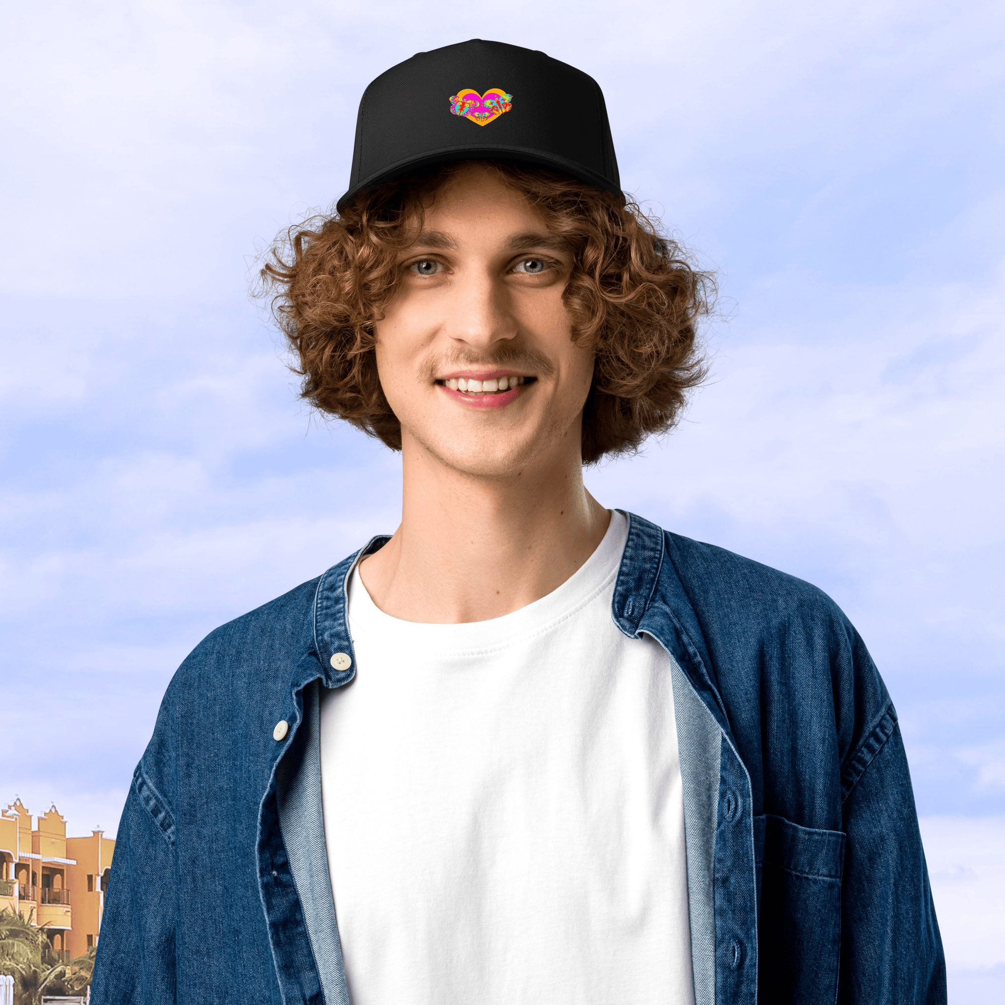 Vibrant Apparel New Zealand 5-Panel Structured Mid-Profile Snapback Cap | Custom 5-Panel Hat
