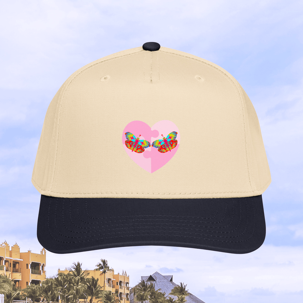 Vibrant Apparel New Zealand Hat 5-Panel Structured Mid-Profile Snapback Cap | Custom 5-Panel Hat