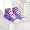 Vibrant Apparel New Zealand Footwear 5 Vibrant Star Pattern High-Top Sneakers