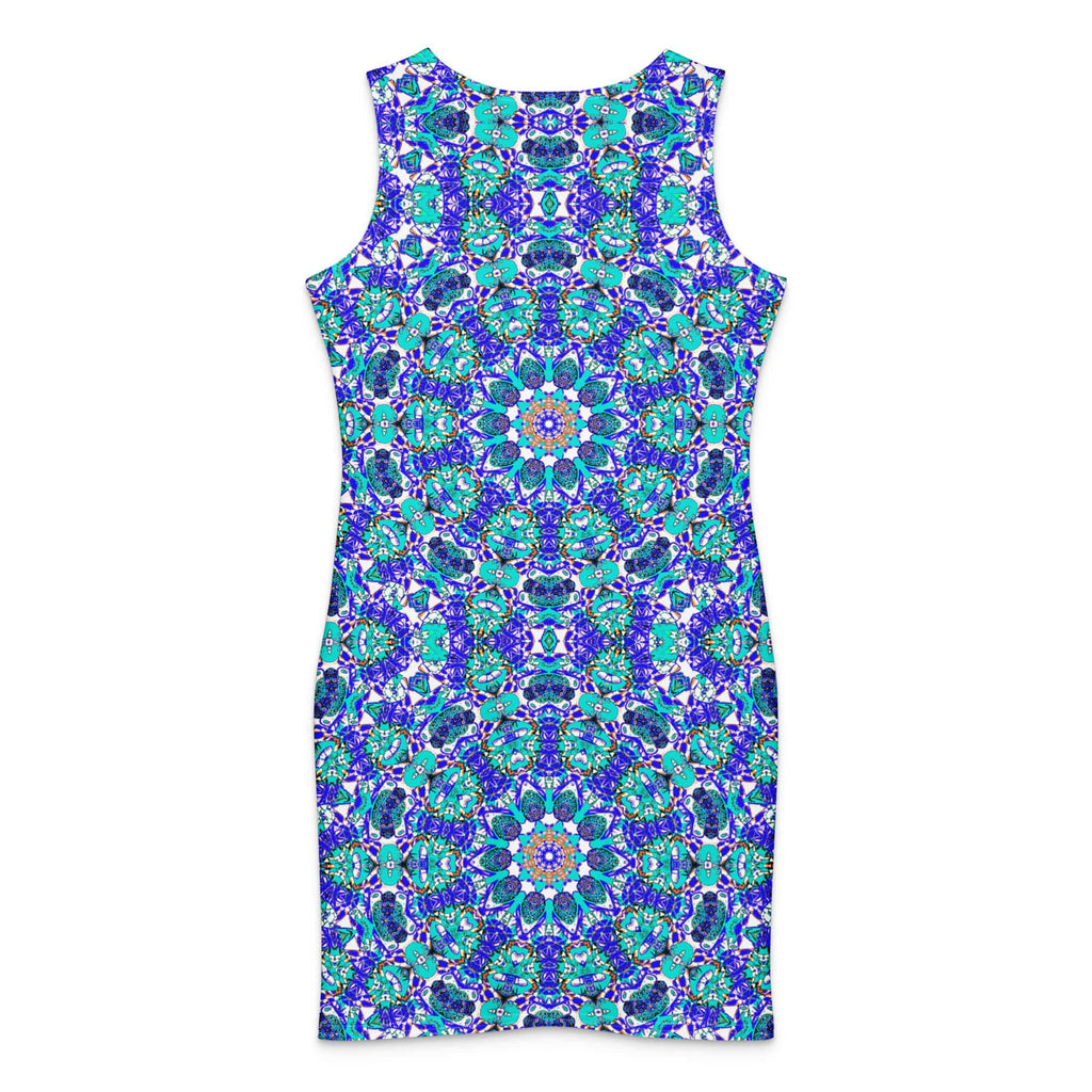 Vibrant Apparel New Zealand DIRECT-TO-FABRIC Cotton bodycon dress
