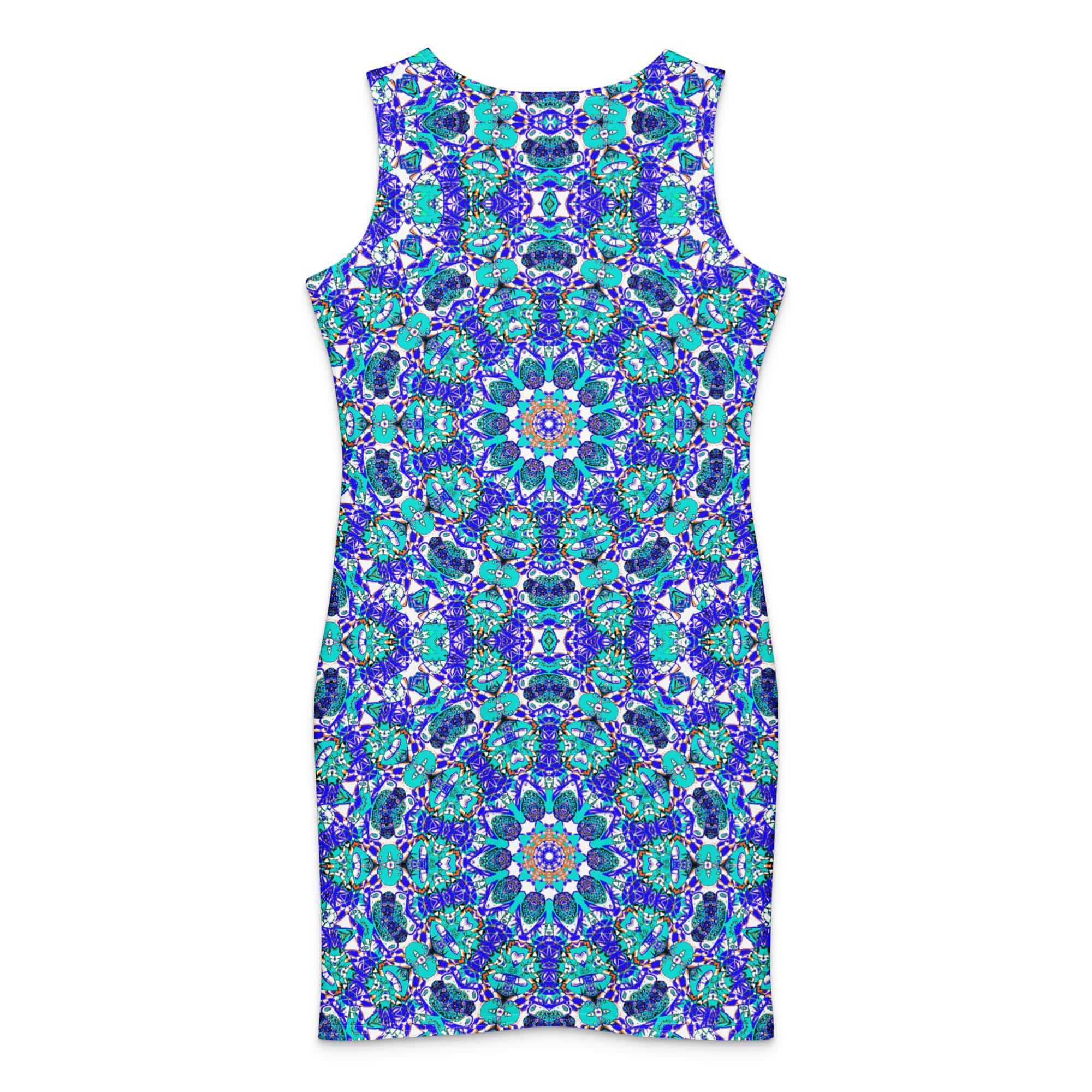 Vibrant Apparel New Zealand DIRECT-TO-FABRIC Cotton bodycon dress