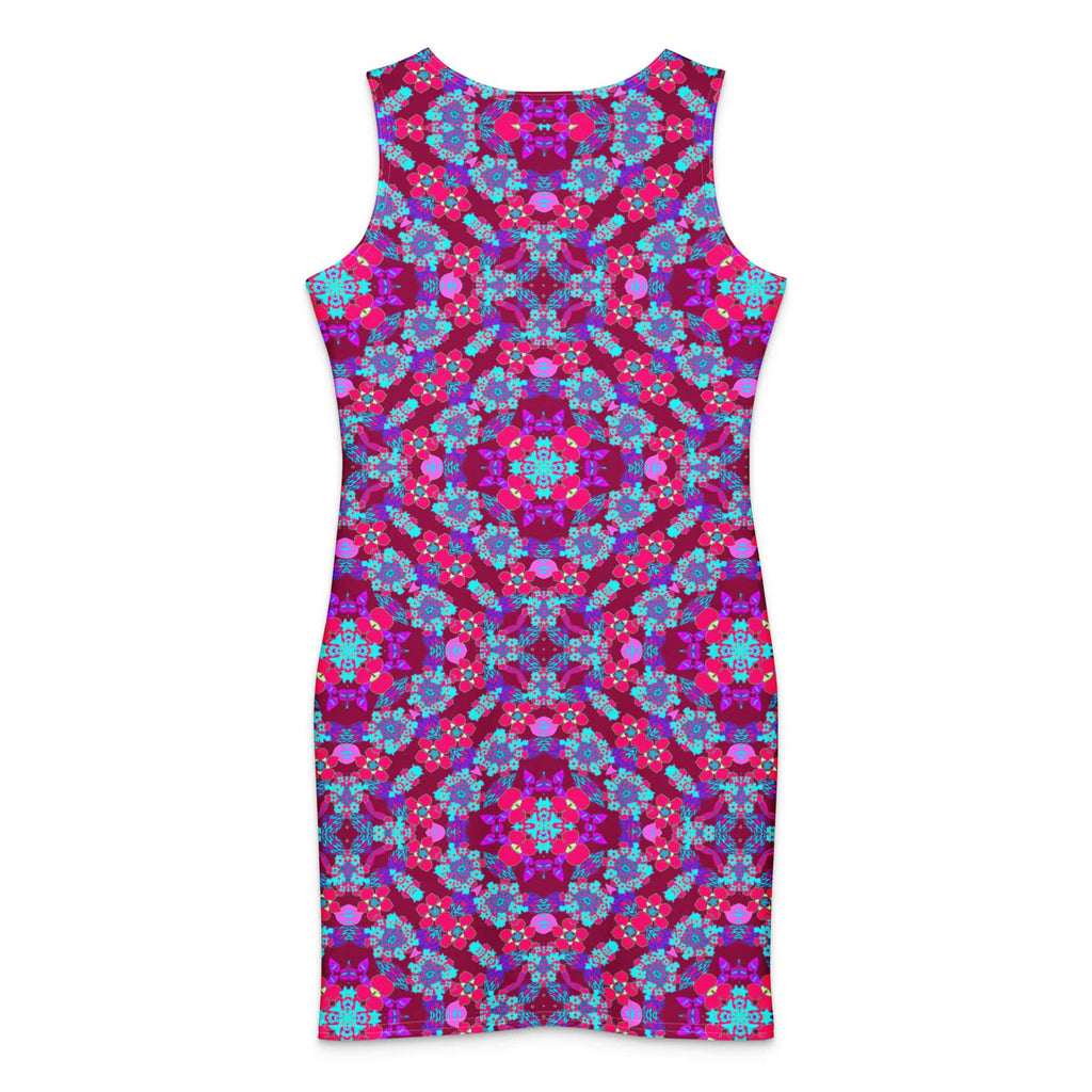 Vibrant Apparel New Zealand DIRECT-TO-FABRIC Cotton bodycon dress