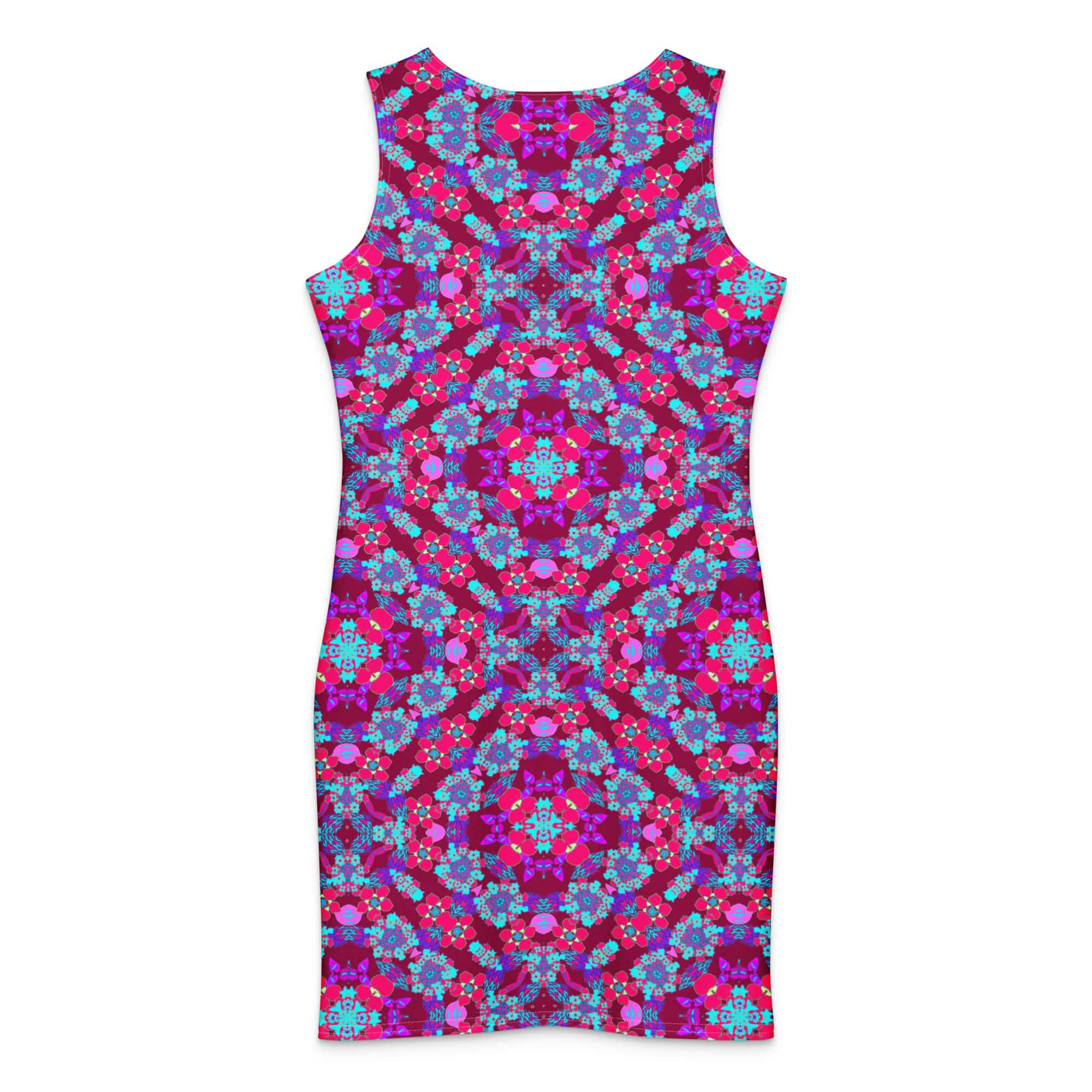 Vibrant Apparel New Zealand DIRECT-TO-FABRIC Cotton bodycon dress