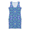 Vibrant Apparel New Zealand DIRECT-TO-FABRIC XS Cotton bodycon dress
