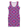 Vibrant Apparel New Zealand DIRECT-TO-FABRIC XS Cotton bodycon dress