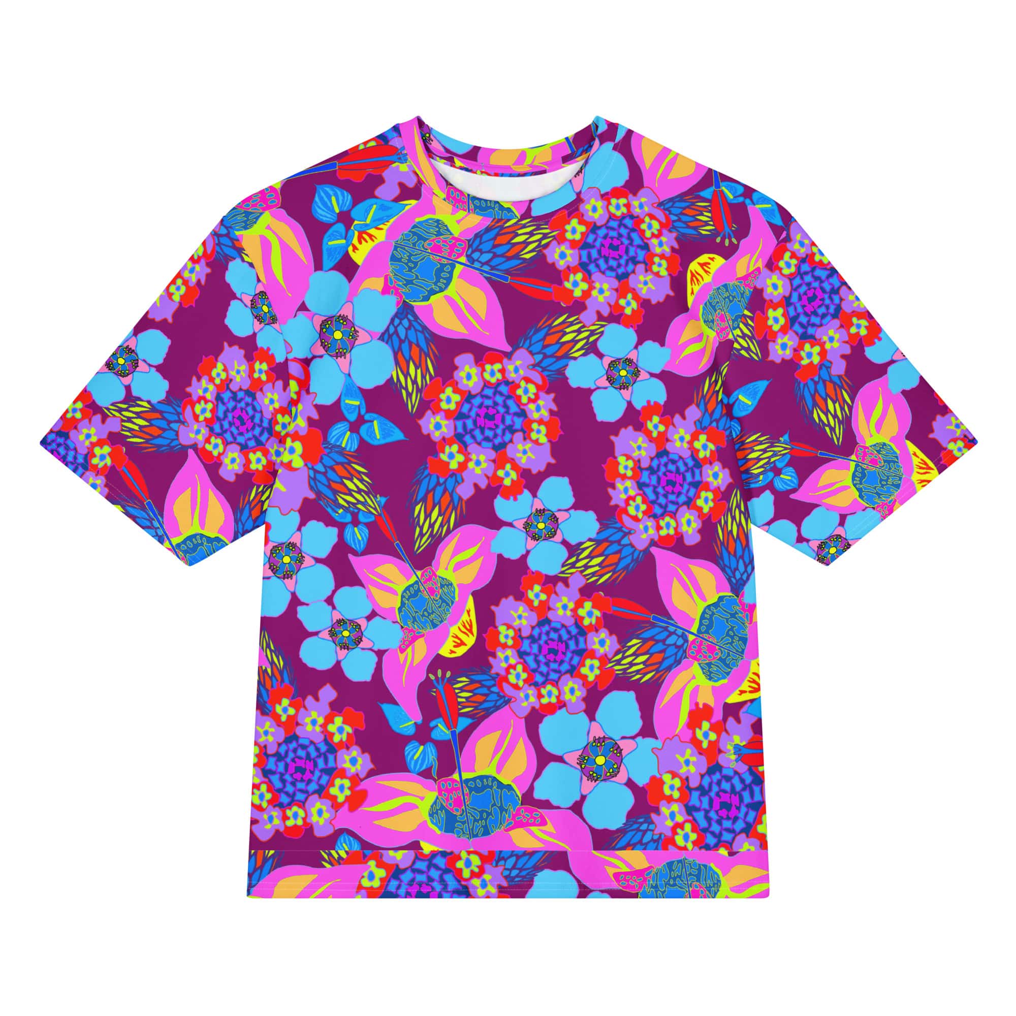 Vibrant Apparel New Zealand DIRECT-TO-FABRIC Oversized cotton t-shirt