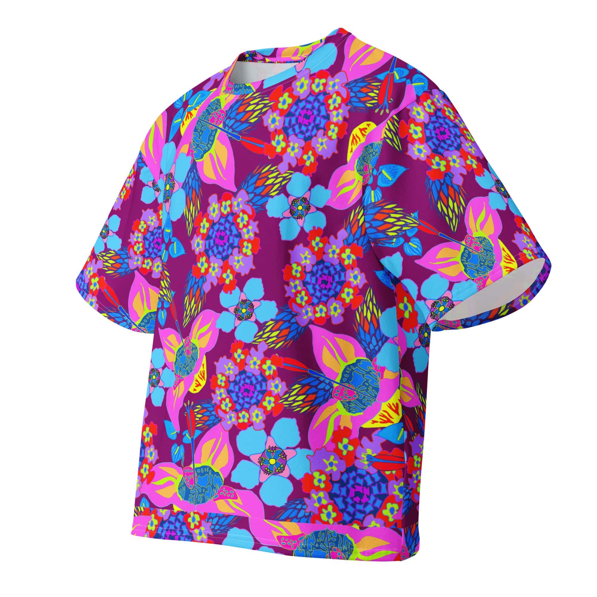 Vibrant Apparel New Zealand DIRECT-TO-FABRIC 2XS Oversized cotton t-shirt