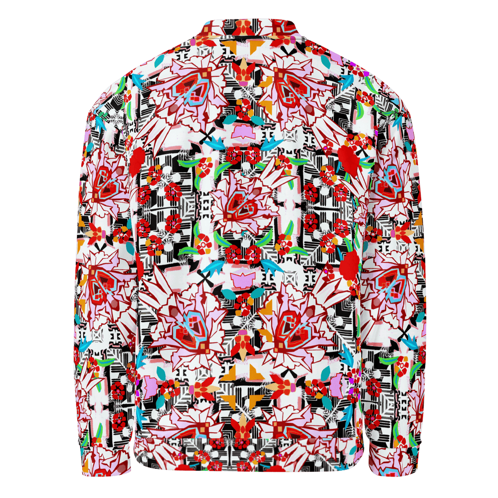 Vibrant Apparel New Zealand CUT-SEW Floral Maze Bomber Jacket | Vibrant Apparel NZ