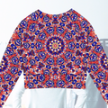 Star Mandala long-sleeve crop top | Recycled Polyester