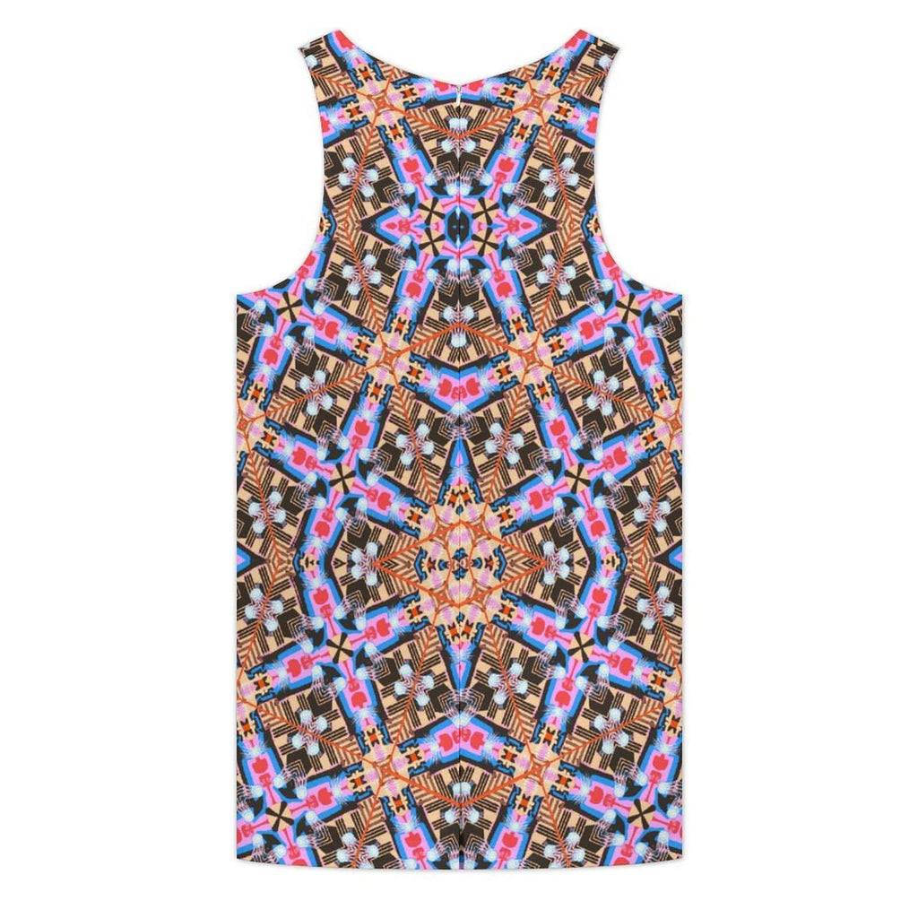 Artsadd Earthly Geometric Ley Lines Print Sleeveless Romper