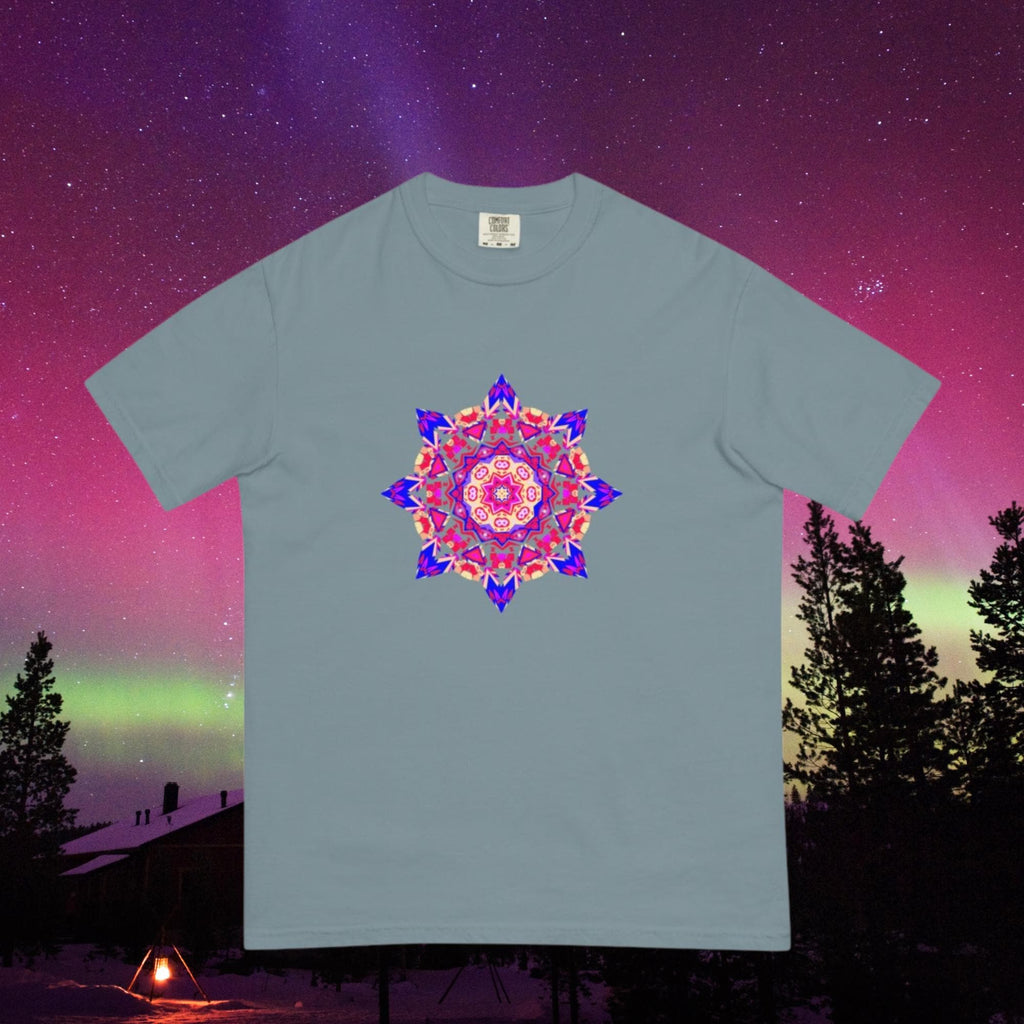 Vibrant Apparel New Zealand Psychedelic Mandala T-Shirt, Sacred Geometry Cosmic Graphic Tee