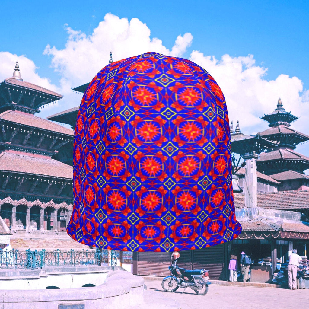 Vibrant Apparel New Zealand Geometric Knit Beanie, Colorful Kaleidoscope Pattern