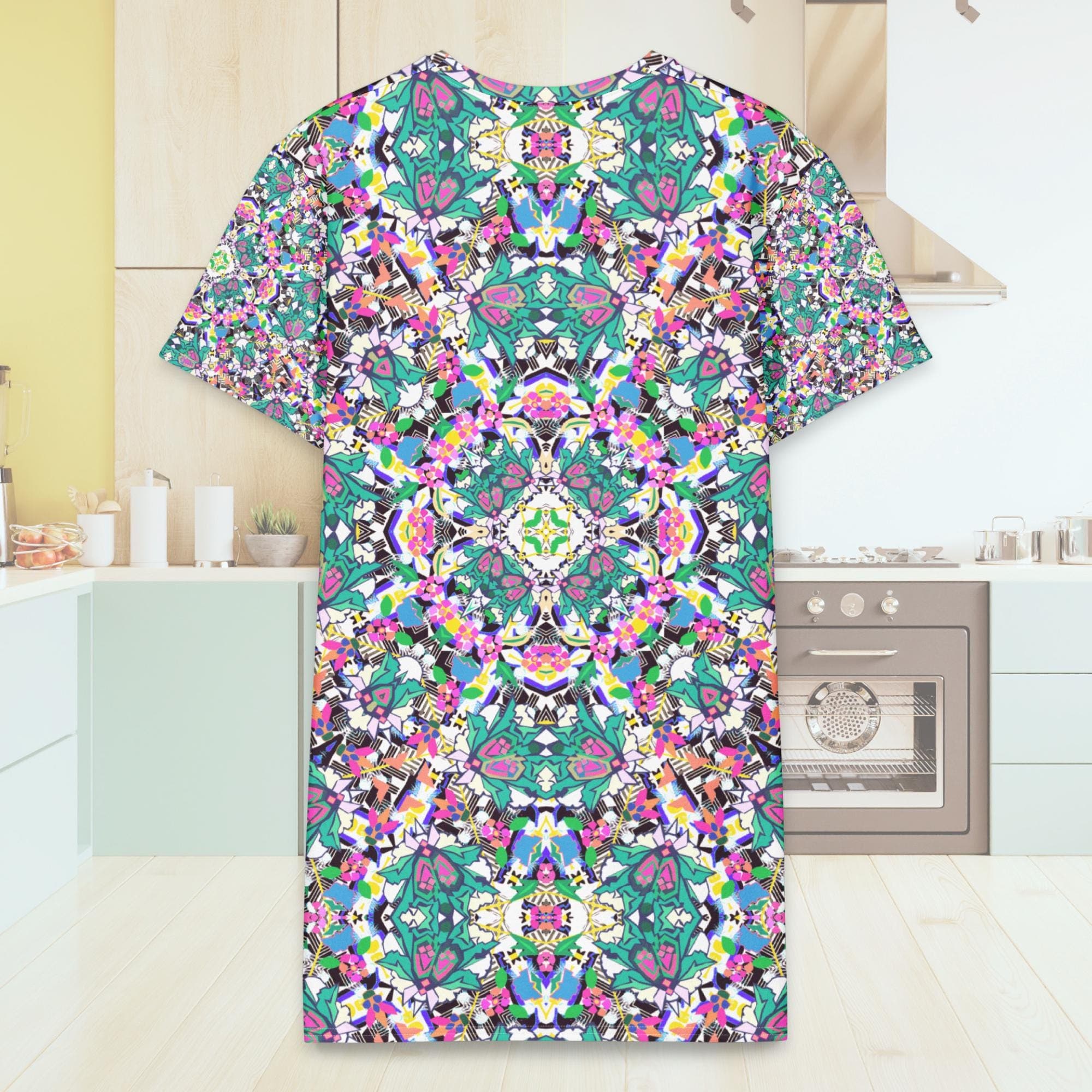 Vibrant Apparel New Zealand Kaleido Star Cotton T-Shirt Dress