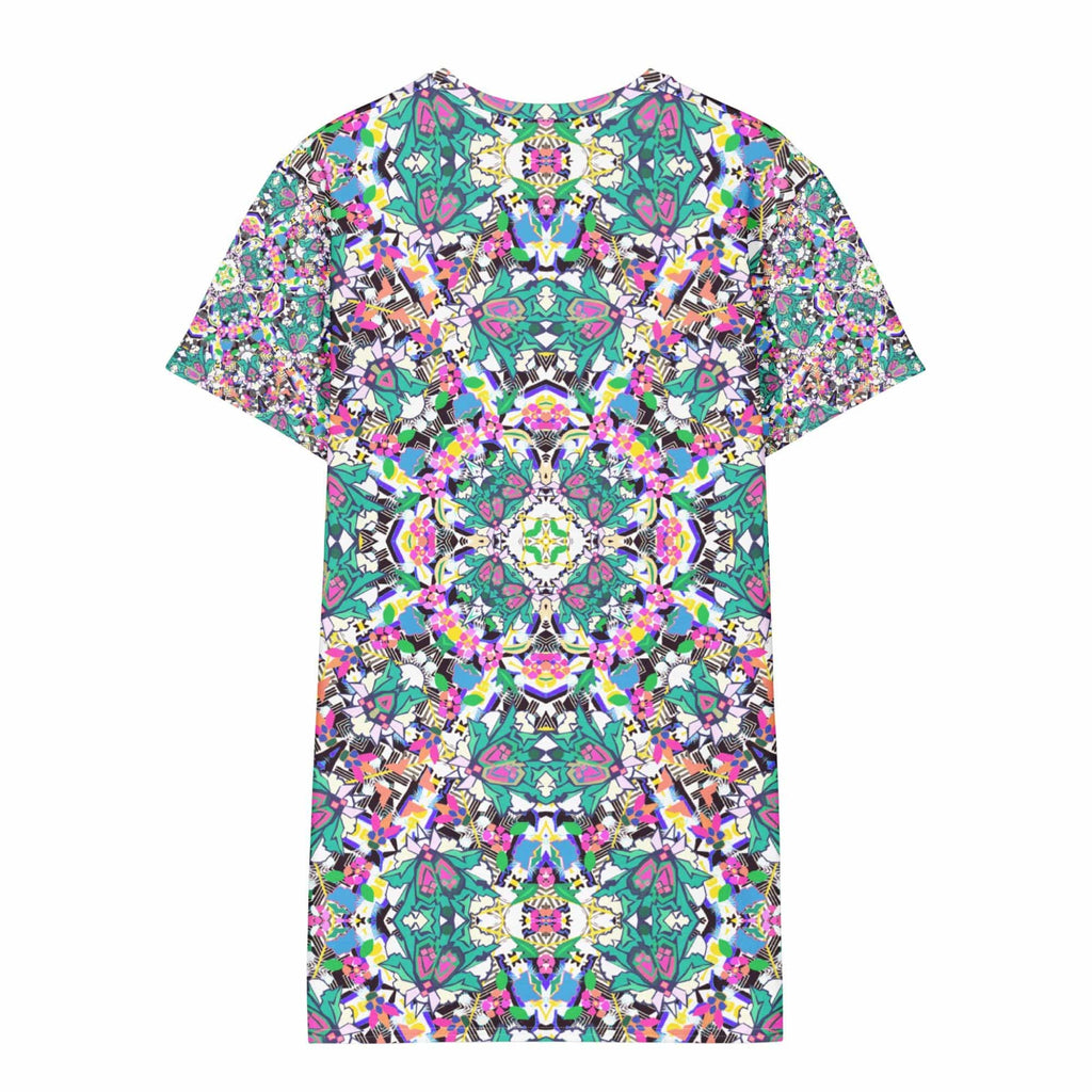Vibrant Apparel New Zealand Kaleido Star Cotton T-Shirt Dress