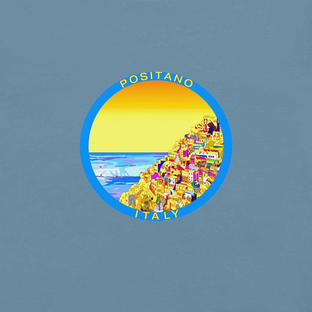 Vibrant Apparel New Zealand T-SHIRT Positano Italy Cotton T-Shirt